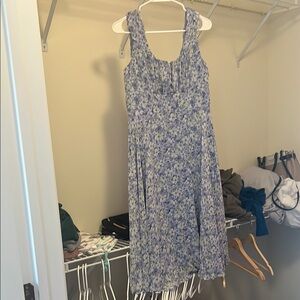 NorthStyle Blue and White Sleeveless Sundress